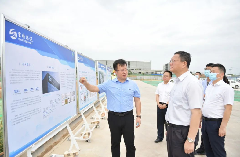 西安市委常委、經(jīng)開區(qū)黨工委書記康軍一行蒞臨公司調(diào)研考察